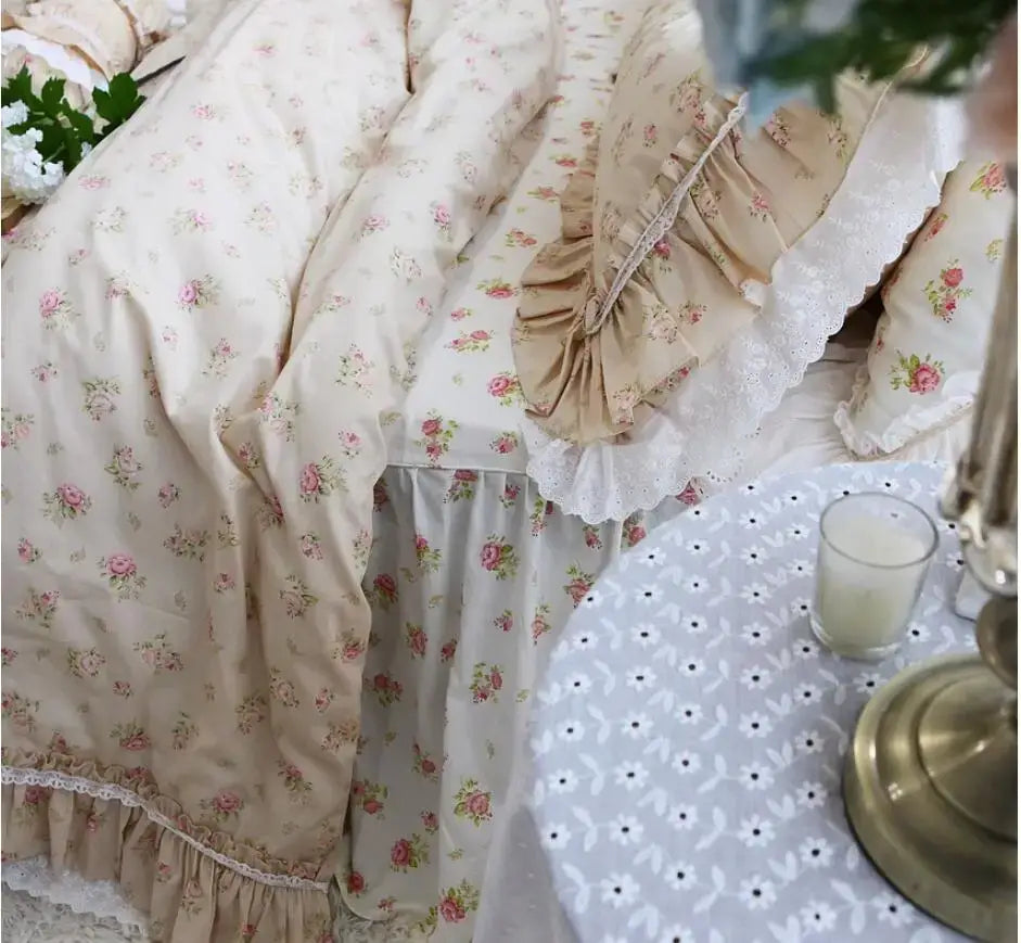Set Biancheria da Letto "Princess Primerose" - con motivi delicati di rose per un'atmosfera principesca