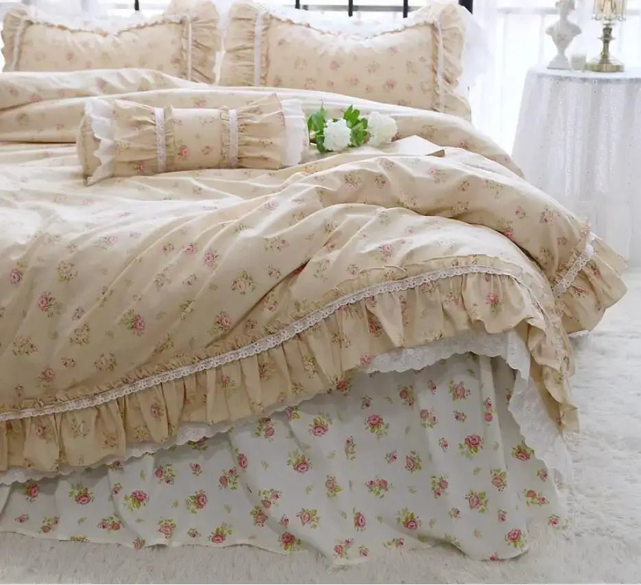 Set Biancheria da Letto "Princess Primerose" - con motivi delicati di rose per un'atmosfera principesca
