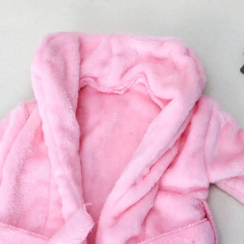 Set "Baby Shooting" accappatoio e turbante per neonatI - da 0-6 mesi