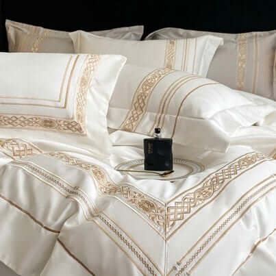Set Biancheria da Letto "Gold Resort"- in puro cotone Egiziano. Regalati il massimo del lusso!