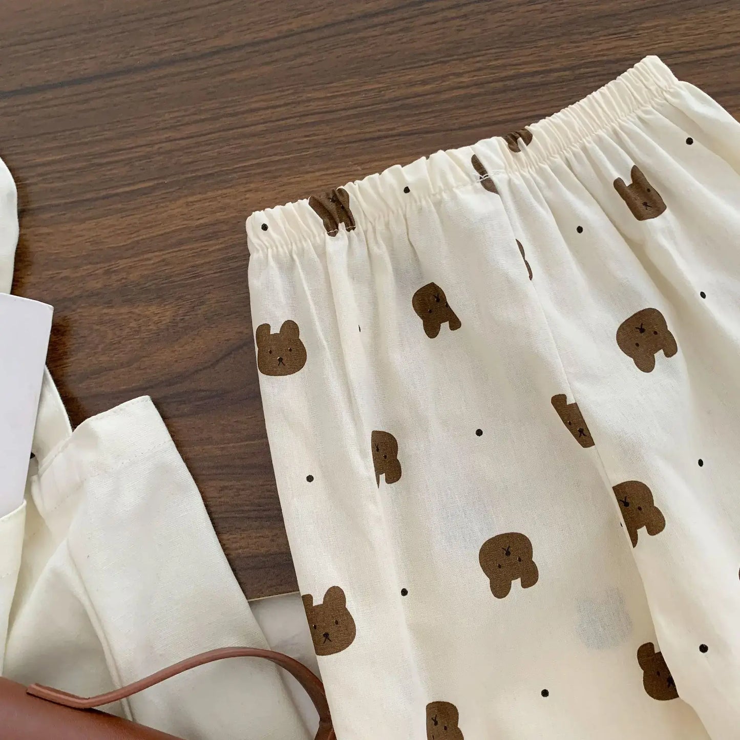 Pigiama "Teddy Quadretti" - in cotone 100% naturale- per bambini da 1-6 anni. Tutti pazzi per la Teddy Mania!