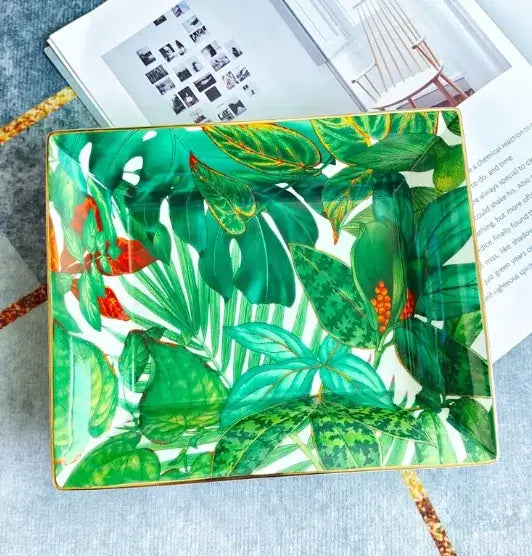 Posacenere in Ceramica "Exotic Resort" - in Ceramica Laccata di alta qualità.