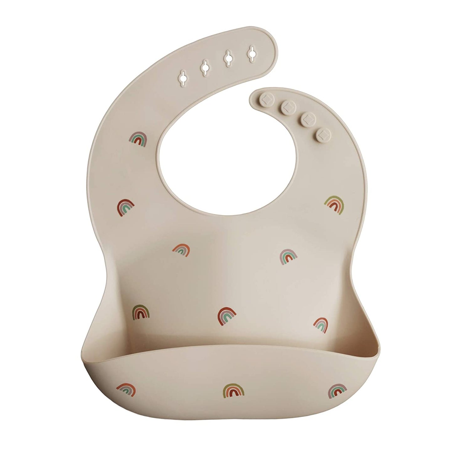 Bavaglia "Flora" stampata in Silicone Morbido - Diverse fantasie disponibili