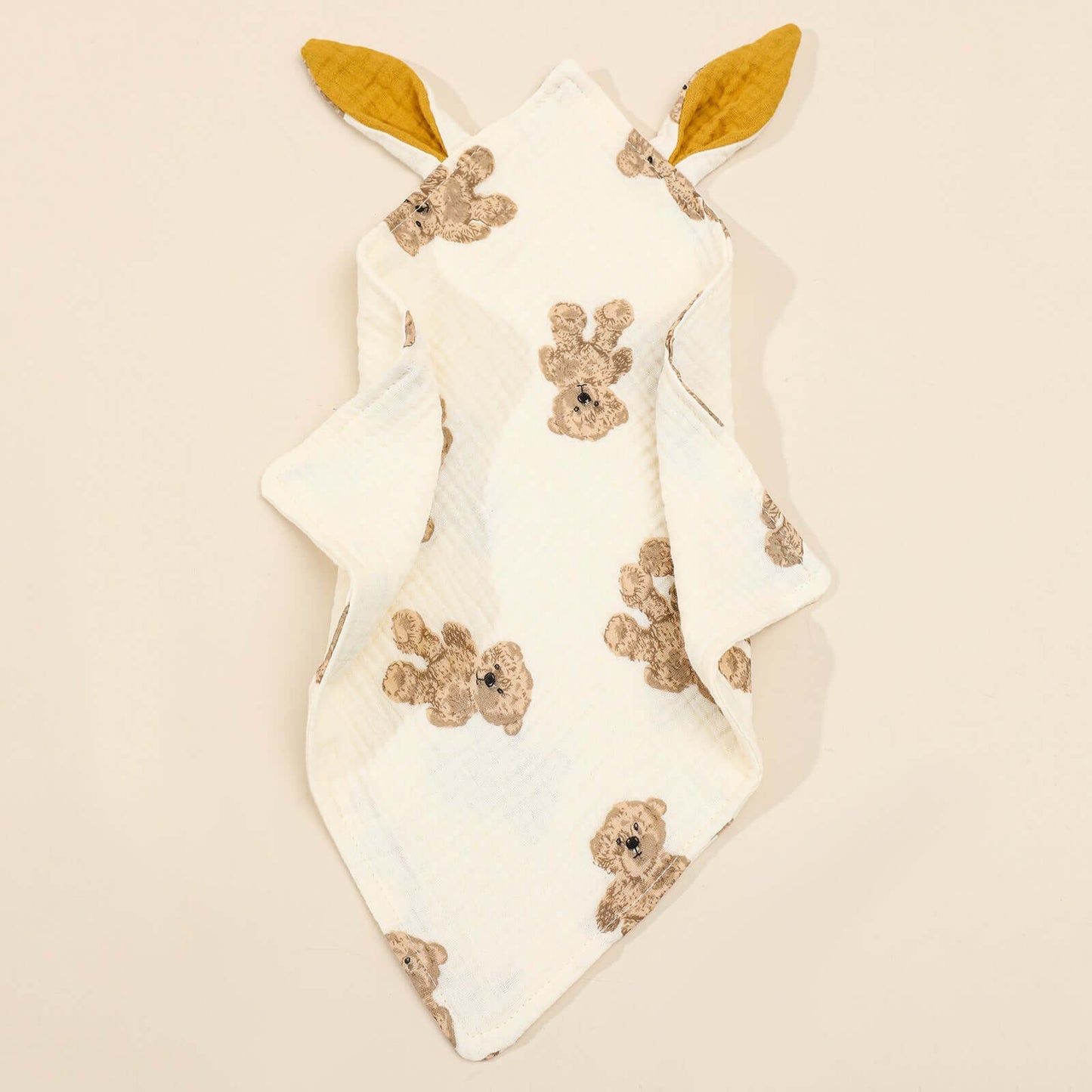 Asciugamano "Baby Rabbit" in cotone naturale per neonato