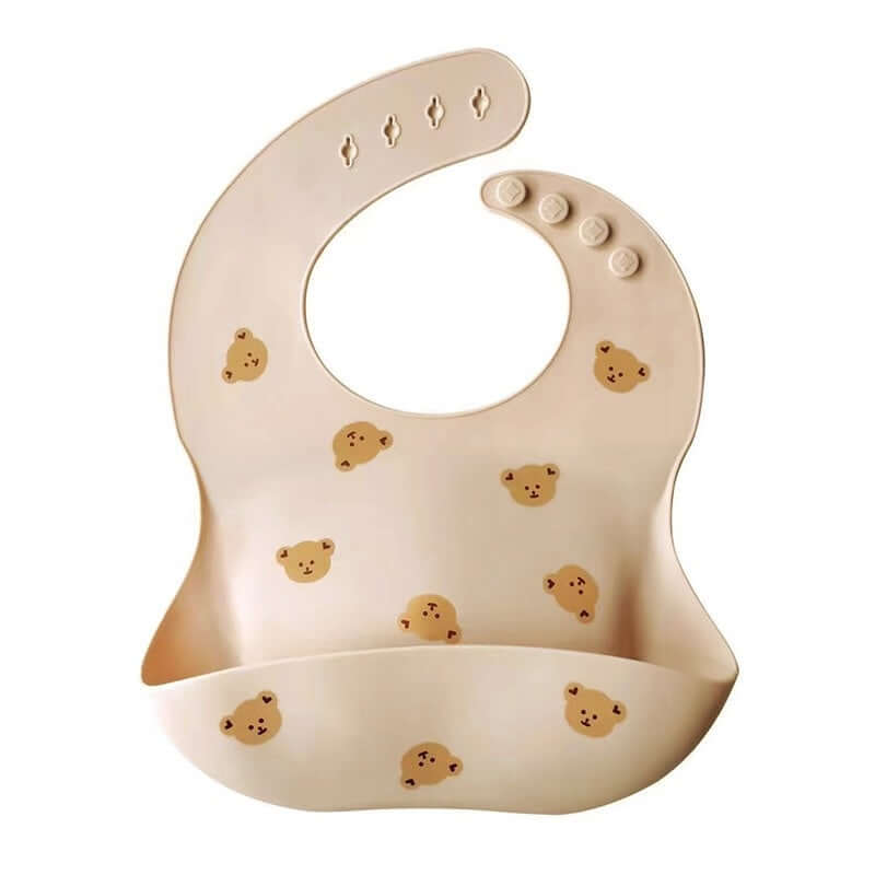 Bavaglia "Flora" stampata in Silicone Morbido - Diverse fantasie disponibili