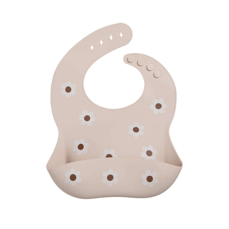 Bavaglia "Flora" stampata in Silicone Morbido - Diverse fantasie disponibili