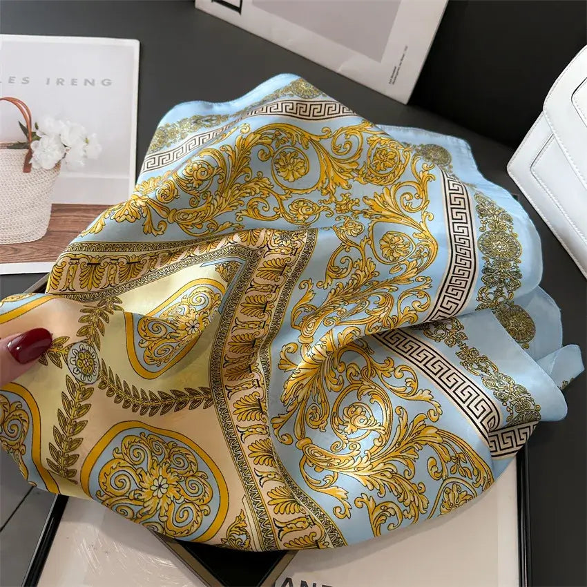Foulard di Seta "Bandana Miami" - 70x70 disponibile in diversi Colori.