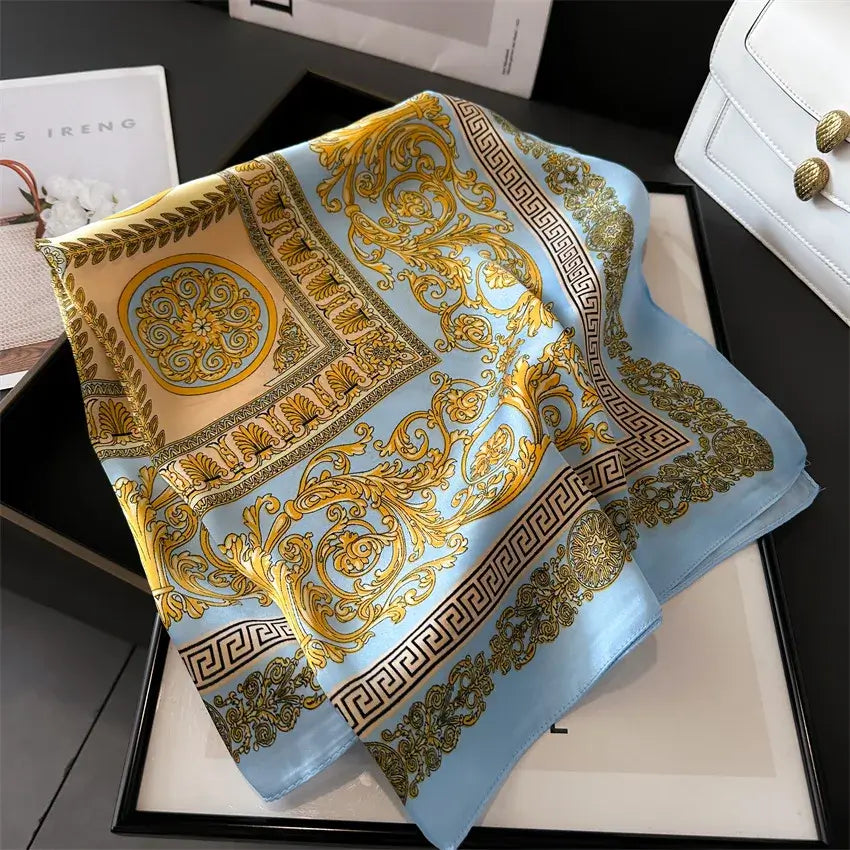 Foulard di Seta "Bandana Miami" - 70x70 disponibile in diversi Colori.