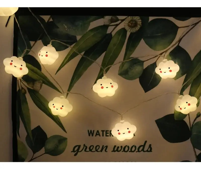 Ghirlanda "Stella" e "Nuvola" a LED - per decorazione camerette e baldacchini