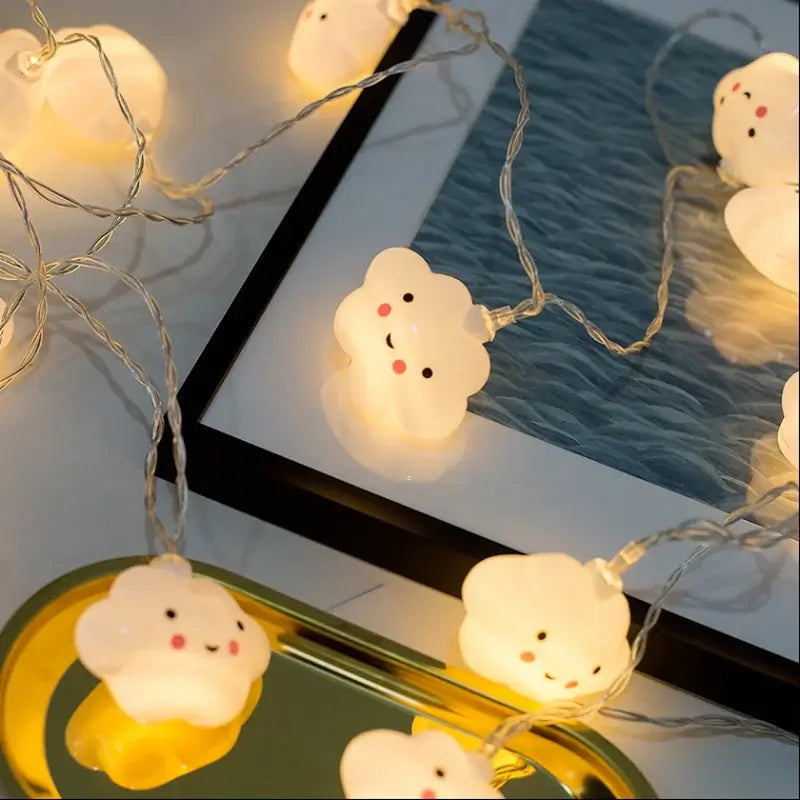 Ghirlanda "Stella" e "Nuvola" a LED - per decorazione camerette e baldacchini