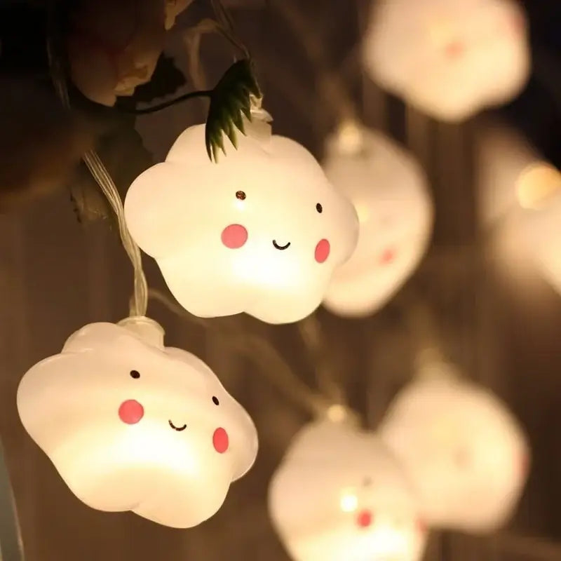 Ghirlanda "Stella" e "Nuvola" a LED - per decorazione camerette e baldacchini