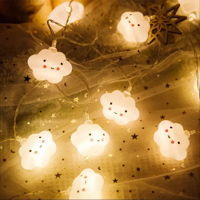 Ghirlanda "Stella" e "Nuvola" a LED - per decorazione camerette e baldacchini