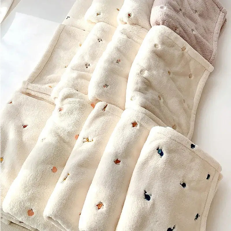 Coperta in Flanella "Teddy Four Seasons" - in morbida flanella