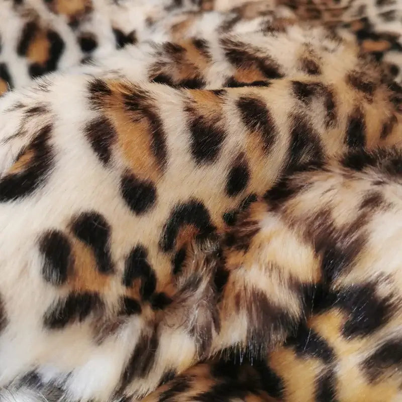 Coperta in Pelliccia sintetica "Leopardato Resort" - pelliccia sintetica di Fascia Alta