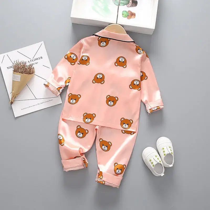 Pigiama "Baby-Boss Teddy" - Solo per piccoli Lord già con un tocco di stile dai primi mesi! - da 4 mesi a 3 anni