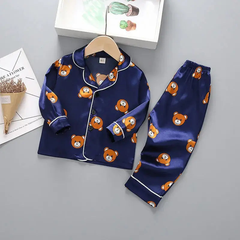 Pigiama "Baby-Boss Teddy" - Solo per piccoli Lord già con un tocco di stile dai primi mesi! - da 4 mesi a 3 anni