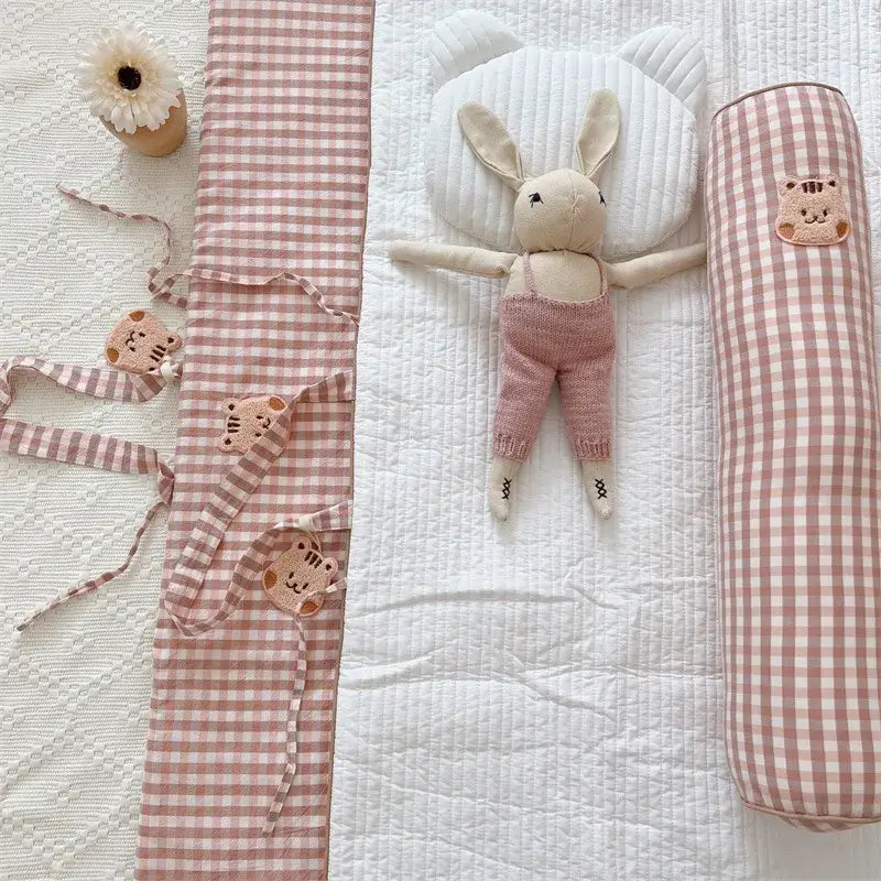 Materasso-Borsa Portatile "Cute Teddy Furry" per Culla e Lettino - in cotone naturale