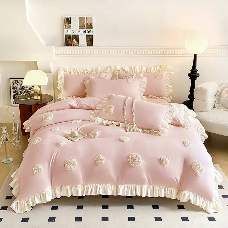 Set Biancheria da Letto "Principessa Baroque" per letti singoli e matrimoniali - Solo per principesse EXTRA!