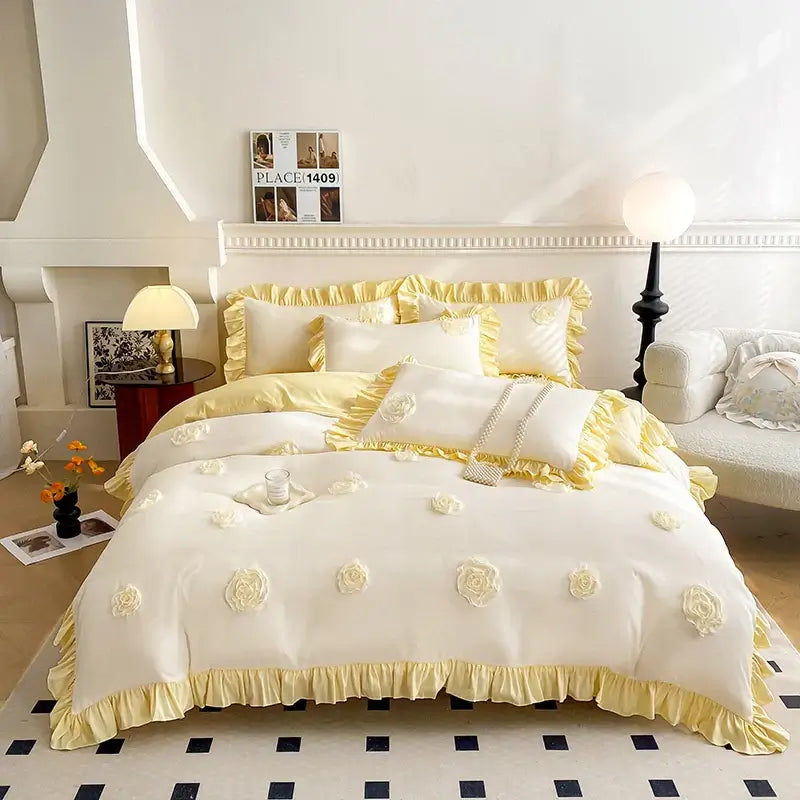 Set Biancheria da Letto "Principessa Baroque" per letti singoli e matrimoniali - Solo per principesse EXTRA!