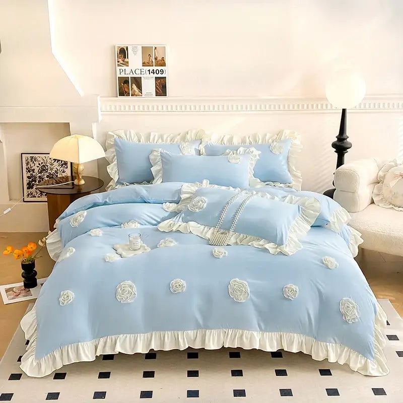 Set Biancheria da Letto "Principessa Baroque" per letti singoli e matrimoniali - Solo per principesse EXTRA!