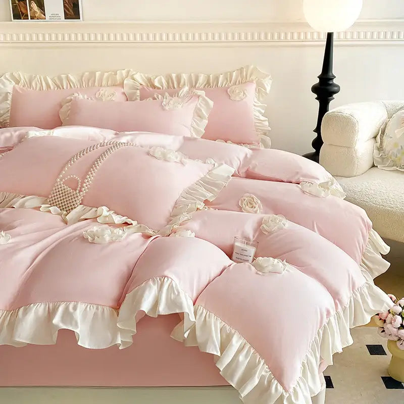 Set Biancheria da Letto "Principessa Baroque" per letti singoli e matrimoniali - Solo per principesse EXTRA!