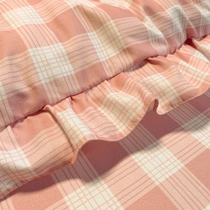 Set Biancheria da Letto "Principessa Quadretti" - Fai sentire la tua piccola sognatrice in un Castello Fatato!
