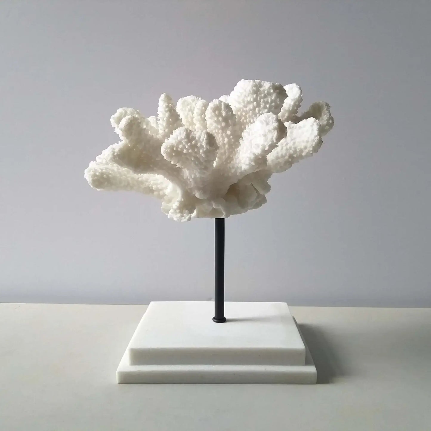 Fermaoggetti Statua "Coral Nizza" - con Corallo Sintetico in Resina Acrilica in diversi modelli.