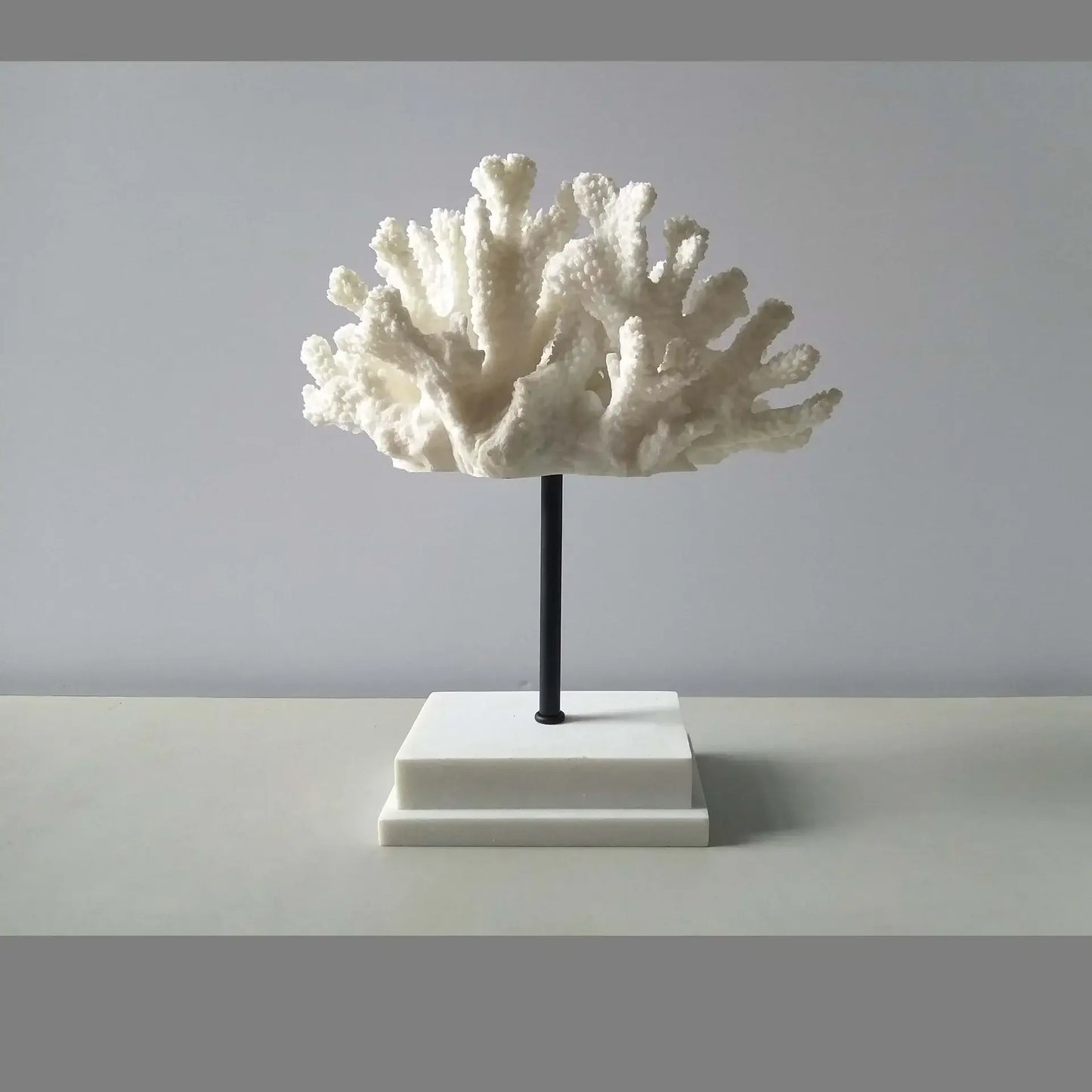 Fermaoggetti Statua "Coral Nizza" - con Corallo Sintetico in Resina Acrilica in diversi modelli.