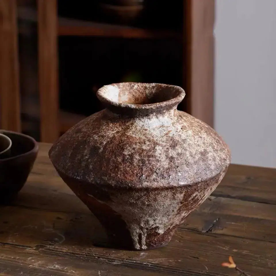 Vasi da Tavolo "Vintage Retrò" - in ceramica trattata grezza - per stile Urban Jungle