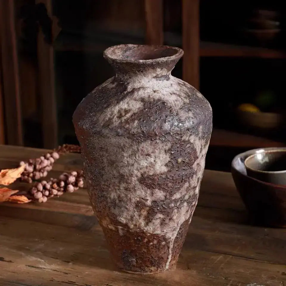 Vasi da Tavolo "Vintage Retrò" - in ceramica trattata grezza - per stile Urban Jungle