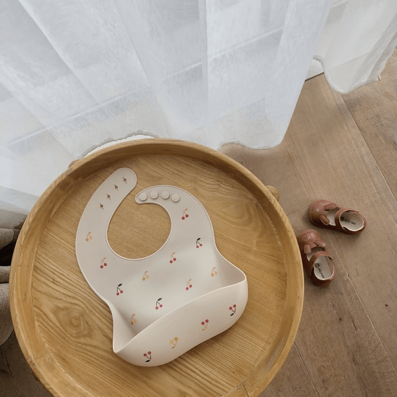 Bavaglia "Flora" stampata in Silicone Morbido - Diverse fantasie disponibili