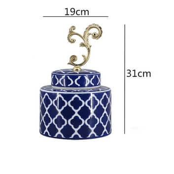 Blu Vasi Set "Cina Resort" - Vasi tradizionali cinesi da un gusto moderno e design innovativo. Scegli il massimo per la tua casa!