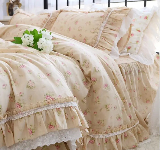 Set Biancheria da Letto "Princess Primerose" - con motivi delicati di rose per un'atmosfera principesca