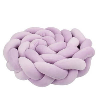 Cuscino Antiurti Intrecciato "Fluffy Braid" per Culle - disponibile in diversi colori e metrature