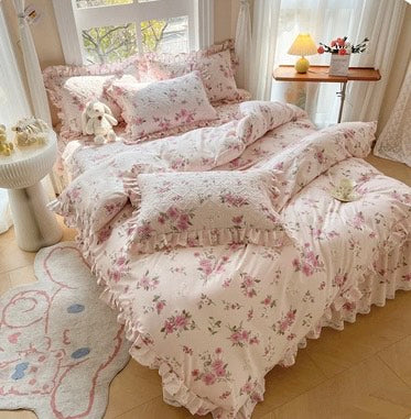 Set Biancheria da Letto "Baby Rose" - per piccole principesse che amano un tocco floreale romantico