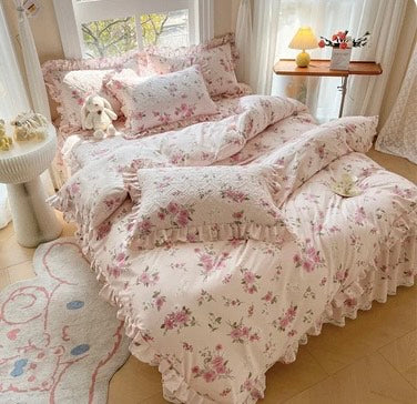 Set Biancheria da Letto "Baby Rose" - per piccole principesse che amano un tocco floreale romantico