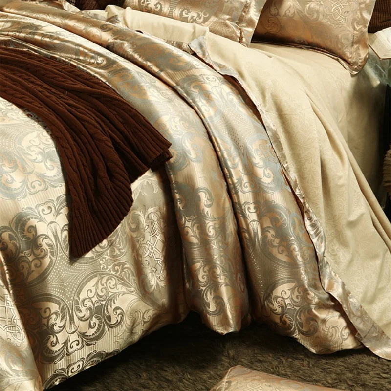 Set Biancheria da Letto "Jacquard Safari" - con motivo in tecnica Jaquard