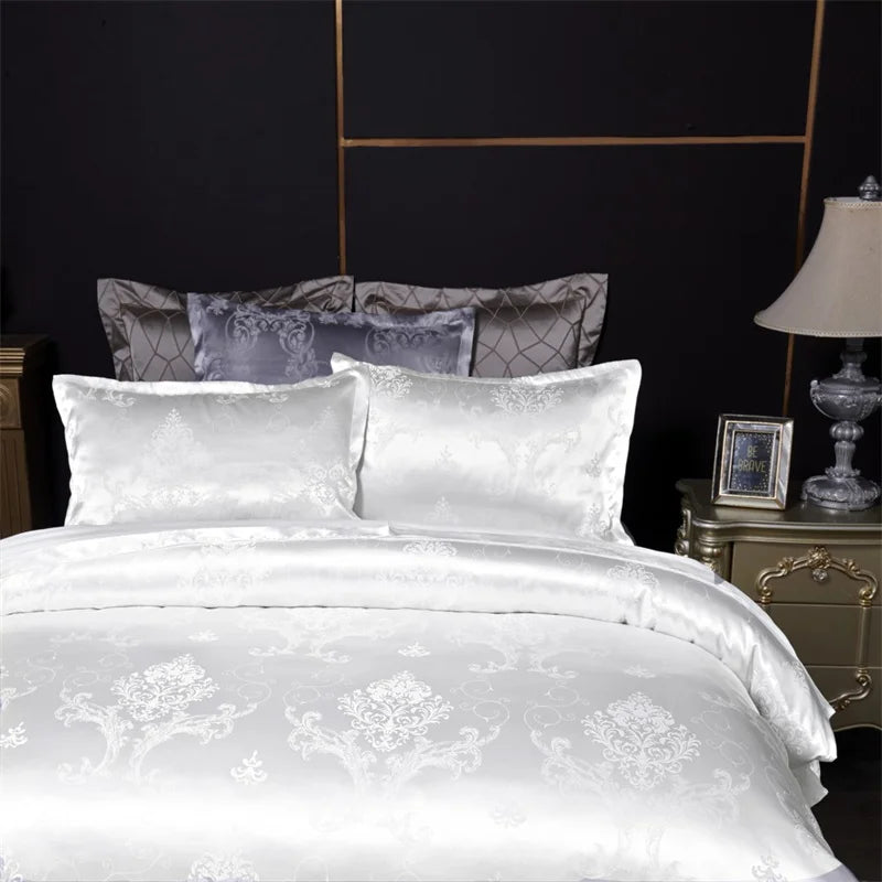 Set Biancheria da Letto "Jacquard Safari" - con motivo in tecnica Jaquard