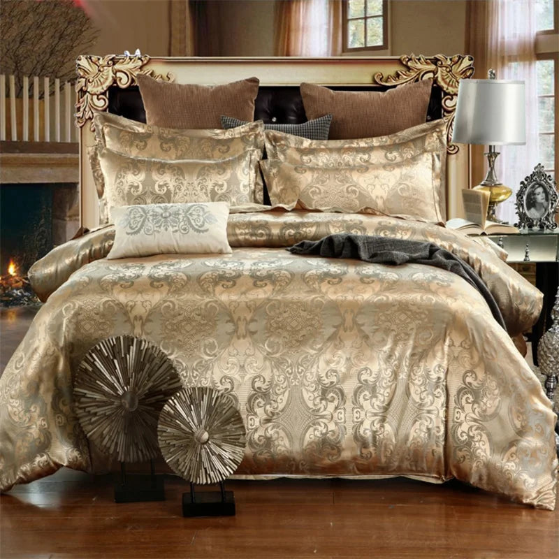 Set Biancheria da Letto "Jacquard Safari" - con motivo in tecnica Jaquard