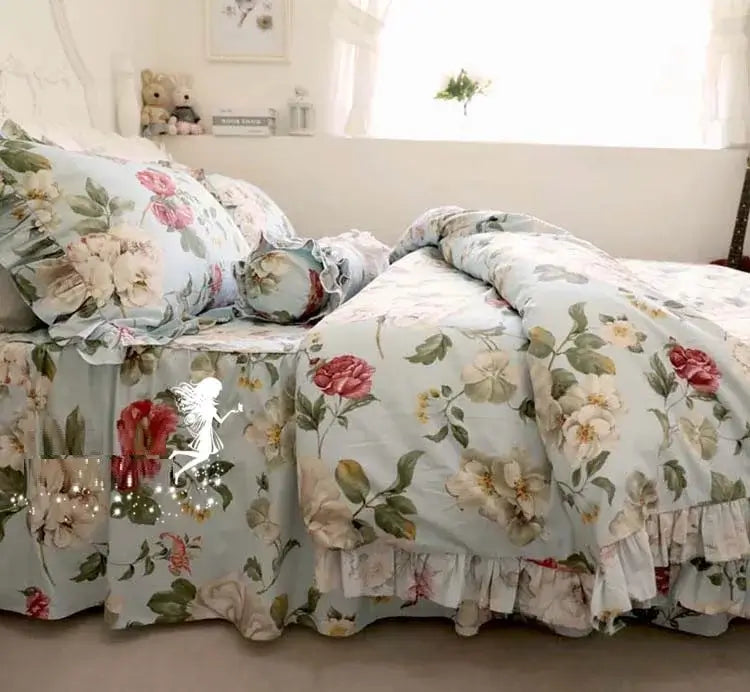 Set Biancheria Letto "Principessa Rosa Spina" - fai entrare la tua piccola in una fiaba con il nostro set per piccole principesse