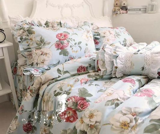 Set Biancheria Letto "Principessa Rosa Spina" - fai entrare la tua piccola in una fiaba con il nostro set per piccole principesse