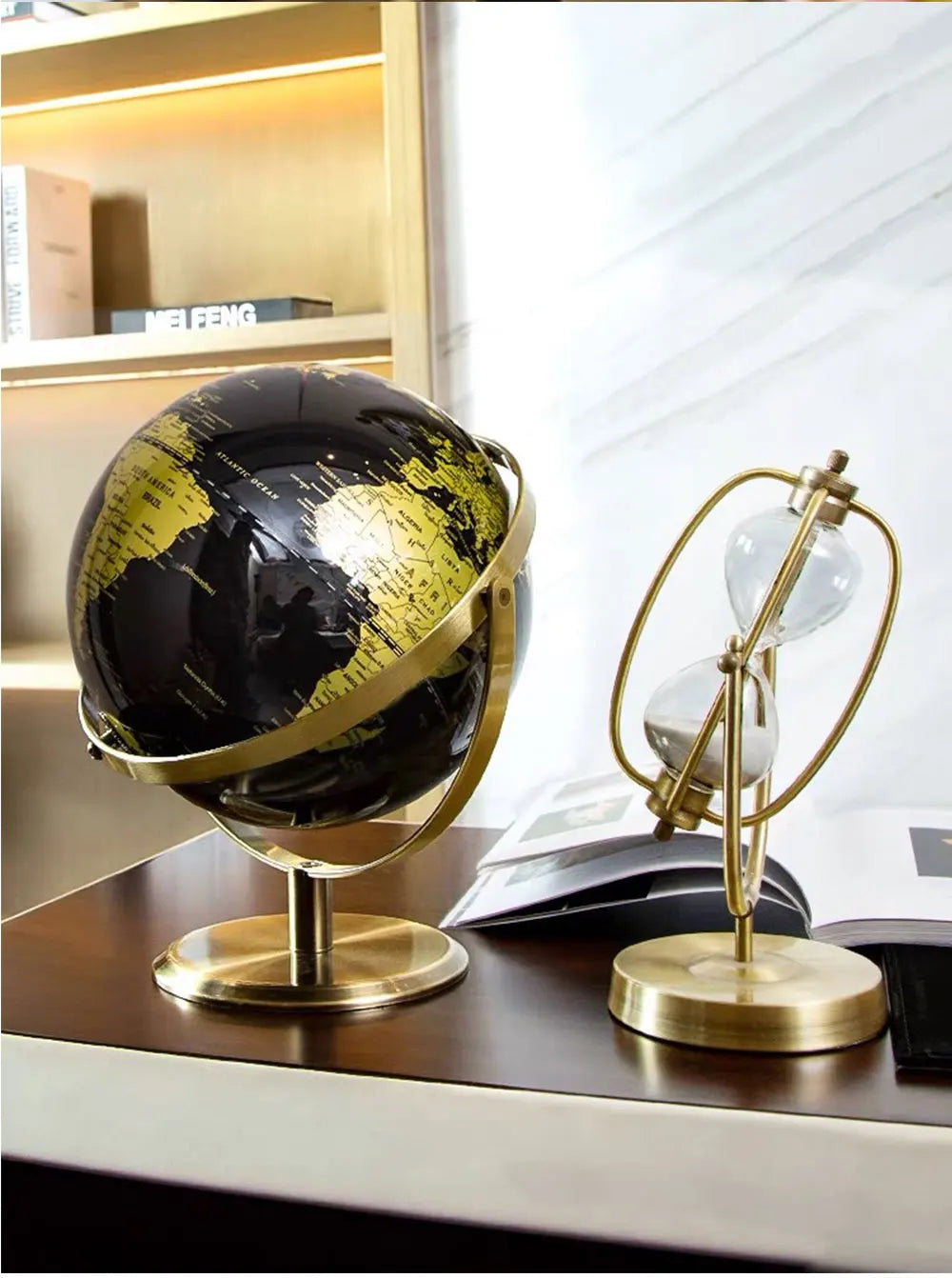 Mappamondo Luxury Edition "Cannes Globe" - in design lusso per scrivanie.