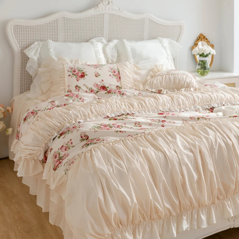 Set Biancheria Letto "Principessa delle Rose" - Porta le brezza di un giardino nella cameretta della tua principessa. Avrai la primavera tutto l'anno!