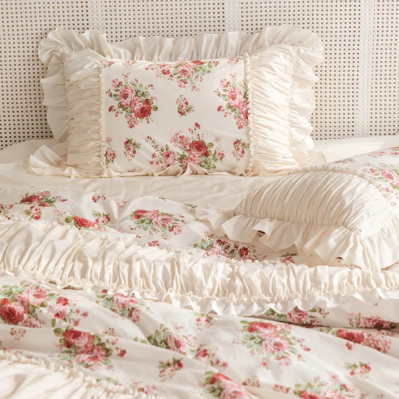 Set Biancheria Letto "Principessa delle Rose" - Porta le brezza di un giardino nella cameretta della tua principessa. Avrai la primavera tutto l'anno!