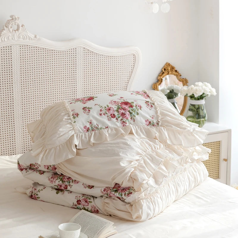 Set Biancheria Letto "Principessa delle Rose" - Porta le brezza di un giardino nella cameretta della tua principessa. Avrai la primavera tutto l'anno!