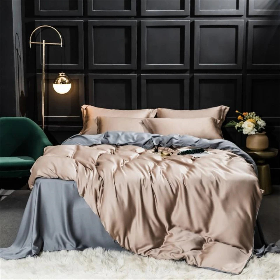 Set Biancheria Letto "Silk St. Tropez" - in pura Seta di Gelso per un'esperienza Lusso puro.