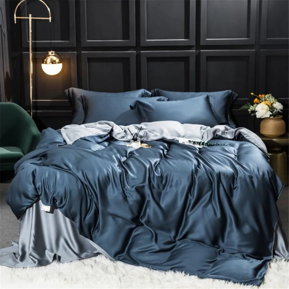 Set Biancheria Letto "Silk St. Tropez" - in pura Seta di Gelso per un'esperienza Lusso puro.