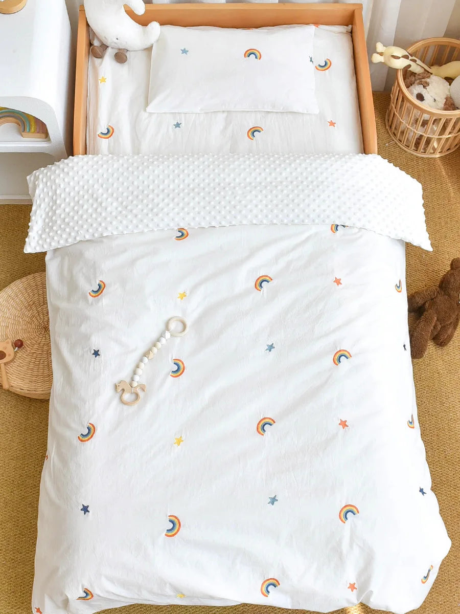 Set Letto Bambino "Teddy Grown Up" - per bambini grandi con set di federa letto e cuscino e copri piumone, con o senza imbottitura.