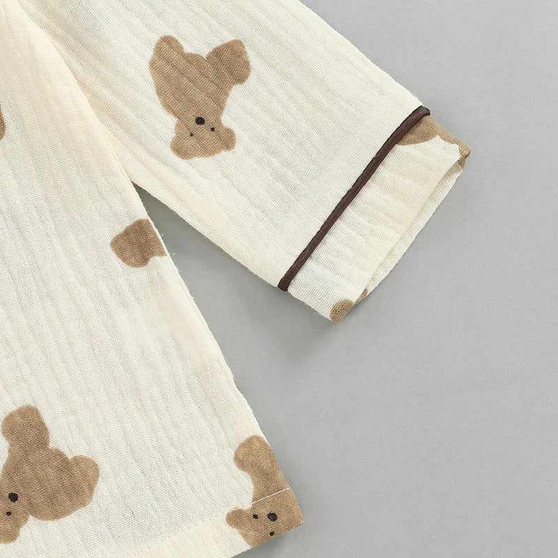 Set pigiama "Teddy Baby Lord" - in morbida fibra di cotone 100% naturale e taglio classico del pigiama - da 2 a 6 anni