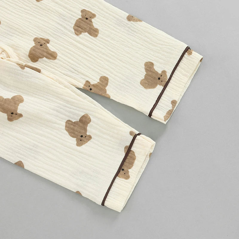 Set pigiama "Teddy Baby Lord" - in morbida fibra di cotone 100% naturale e taglio classico del pigiama - da 2 a 6 anni